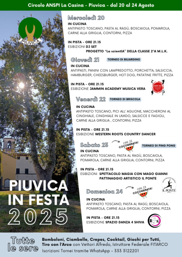 Piuvica in Festa